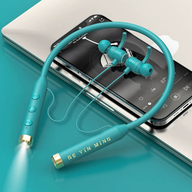 Flashlight Wireless Headphones Neckband